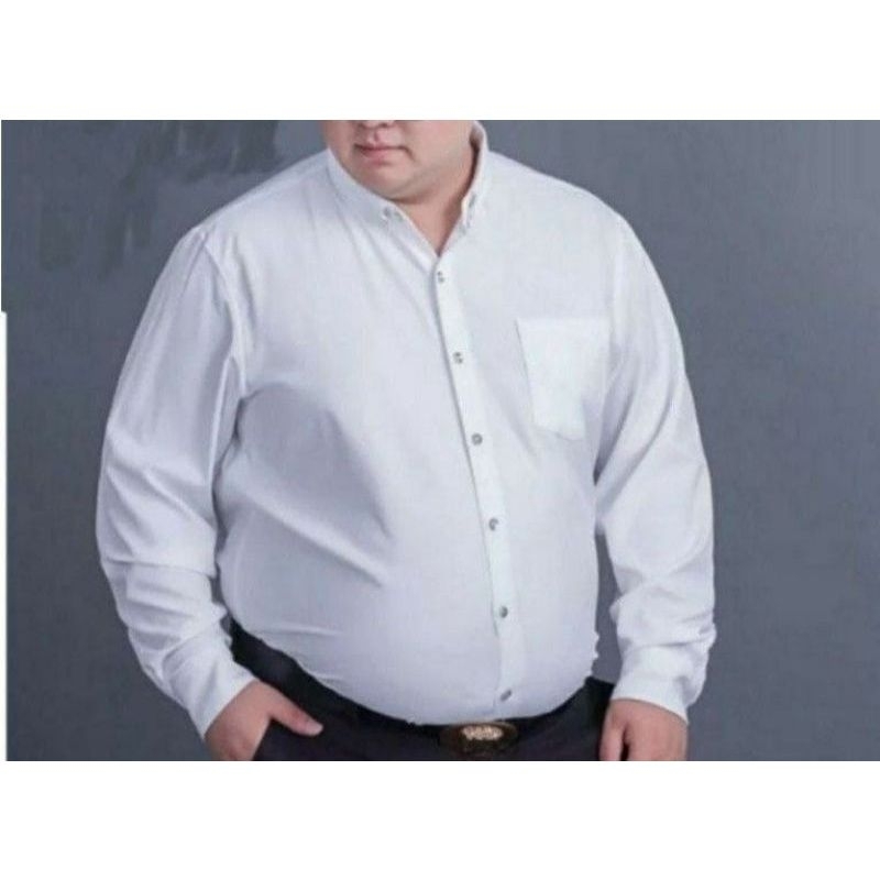 KEMEJA PRIA PUTIH SIZE JUMBO