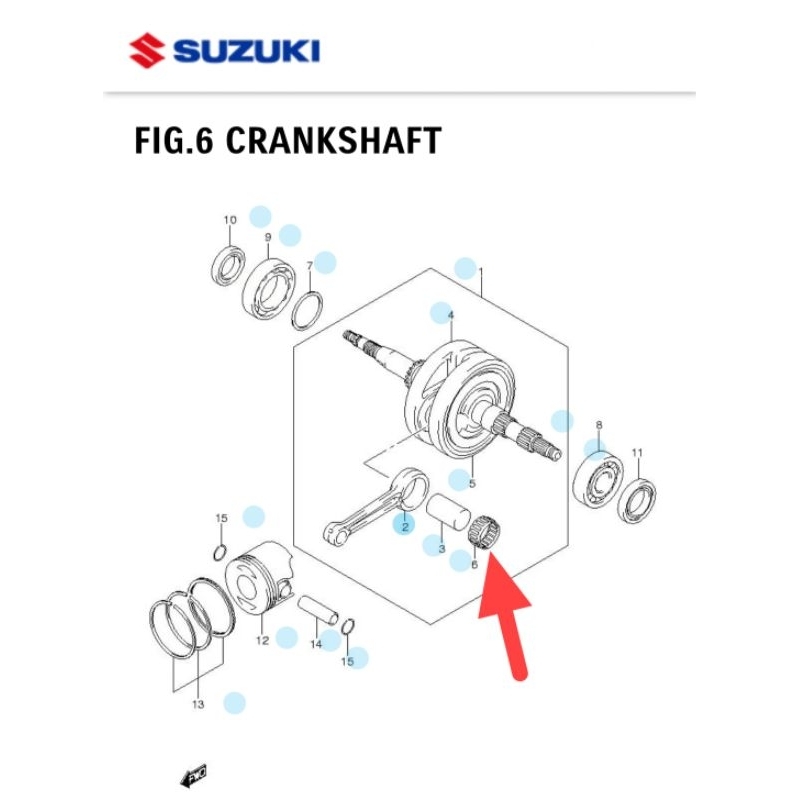 [09263-28034-0B0]BEARING CRANK PIN_SKYWAVE