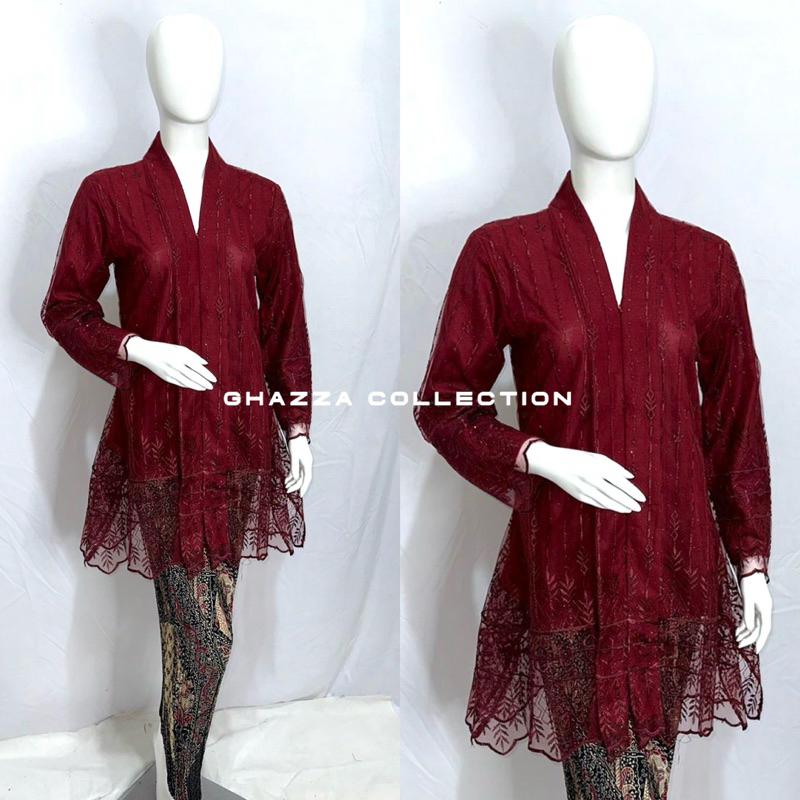 Ghazza Collection - Kebaya Payet Modern / Kebaya Hitam / Kebaya Putih / Kebaya Brokat Modern / Kebay