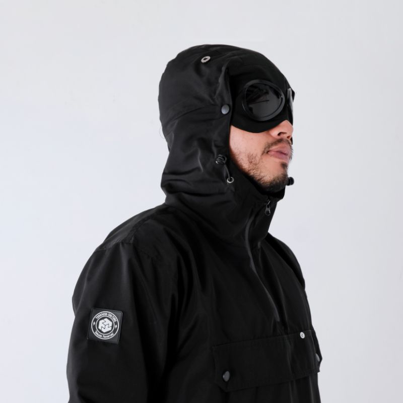 Terraces Football - Anorak Jacket Goggle Black - Cagoule Goggle