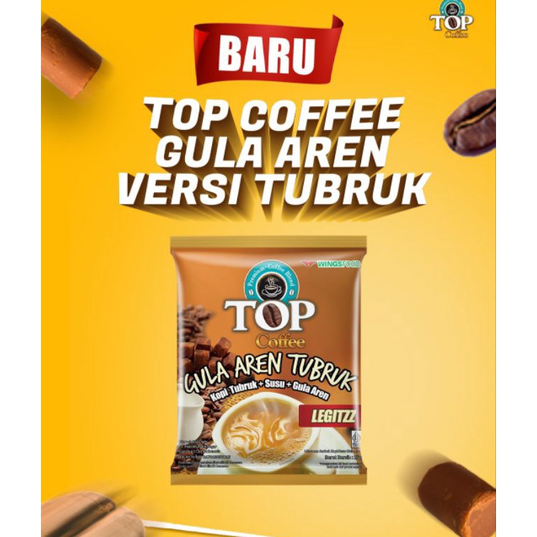 

COD TERMURAH Top Coffee Susu Gula Aren Tubruk isi 15 Sachet