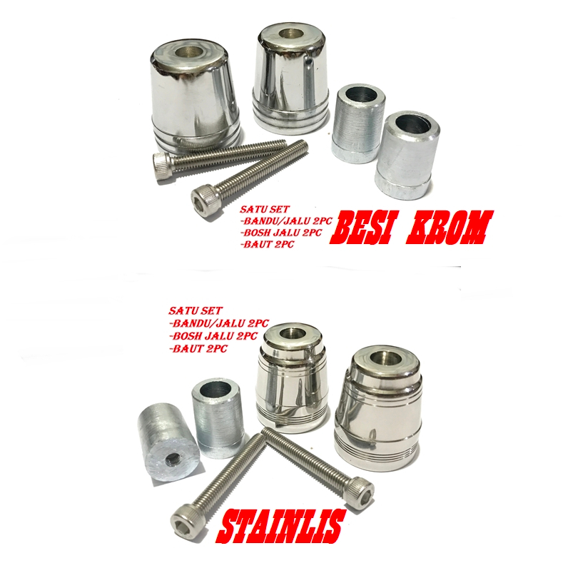 Bandul stang jau stang motor universal all motor stenlis besi krom jalu bandul stang vixion thunder 