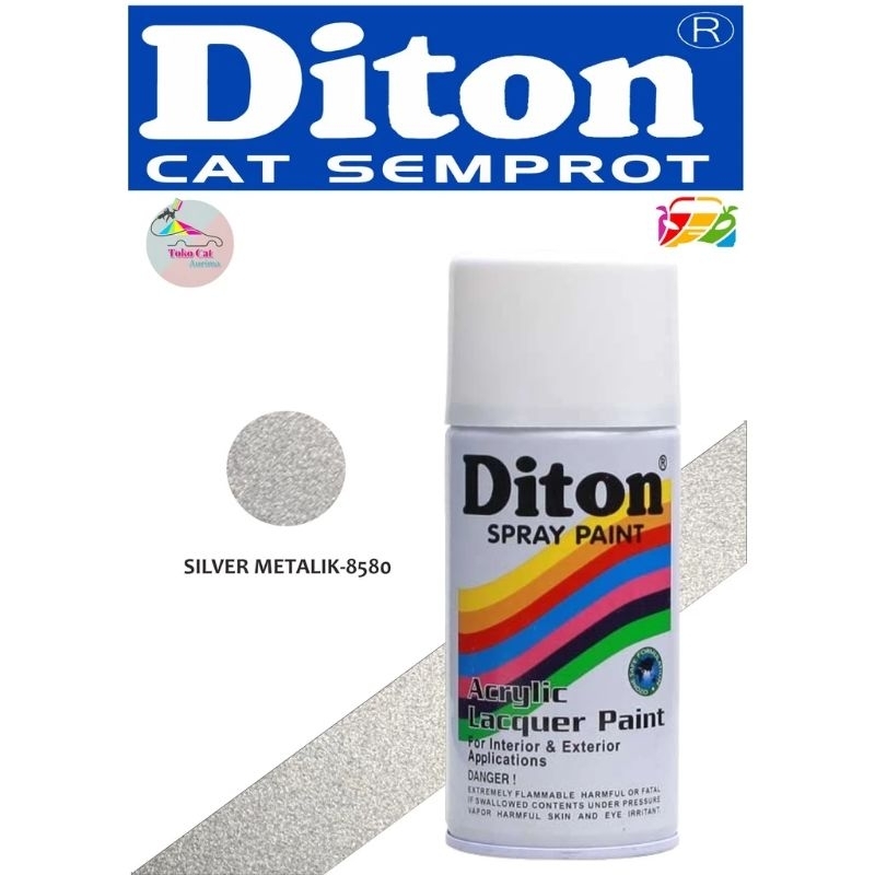 Pilok Cat Semprot DITON SILVER METALIK-8580 300cc