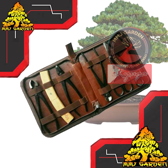 MMJ GARDEN-ALAT BONSAI Satu set Ryuga Carbon