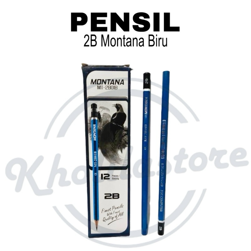 

Pensil 2B Montana 2B01B biru