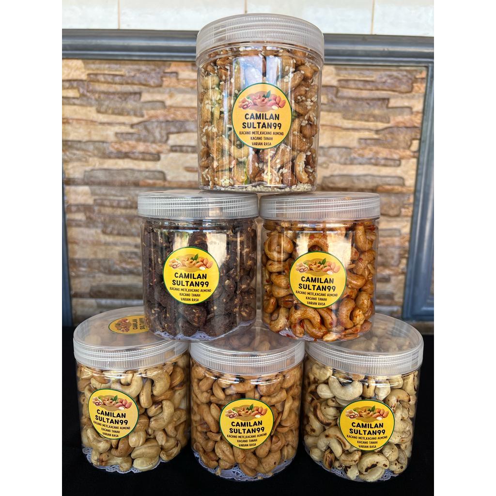 

Kemasan Toples 600ML Kacang mete/Kacang Tanah/Kacang Almond