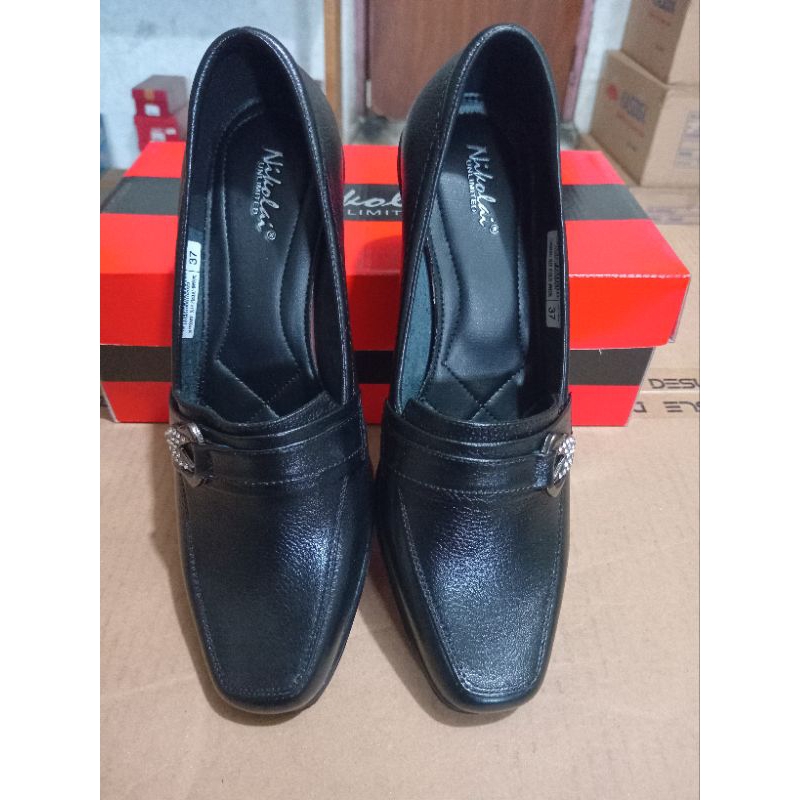Sepatu Formal - Sepatu Kulit - Pantofel Wanita - Nikolai SH338