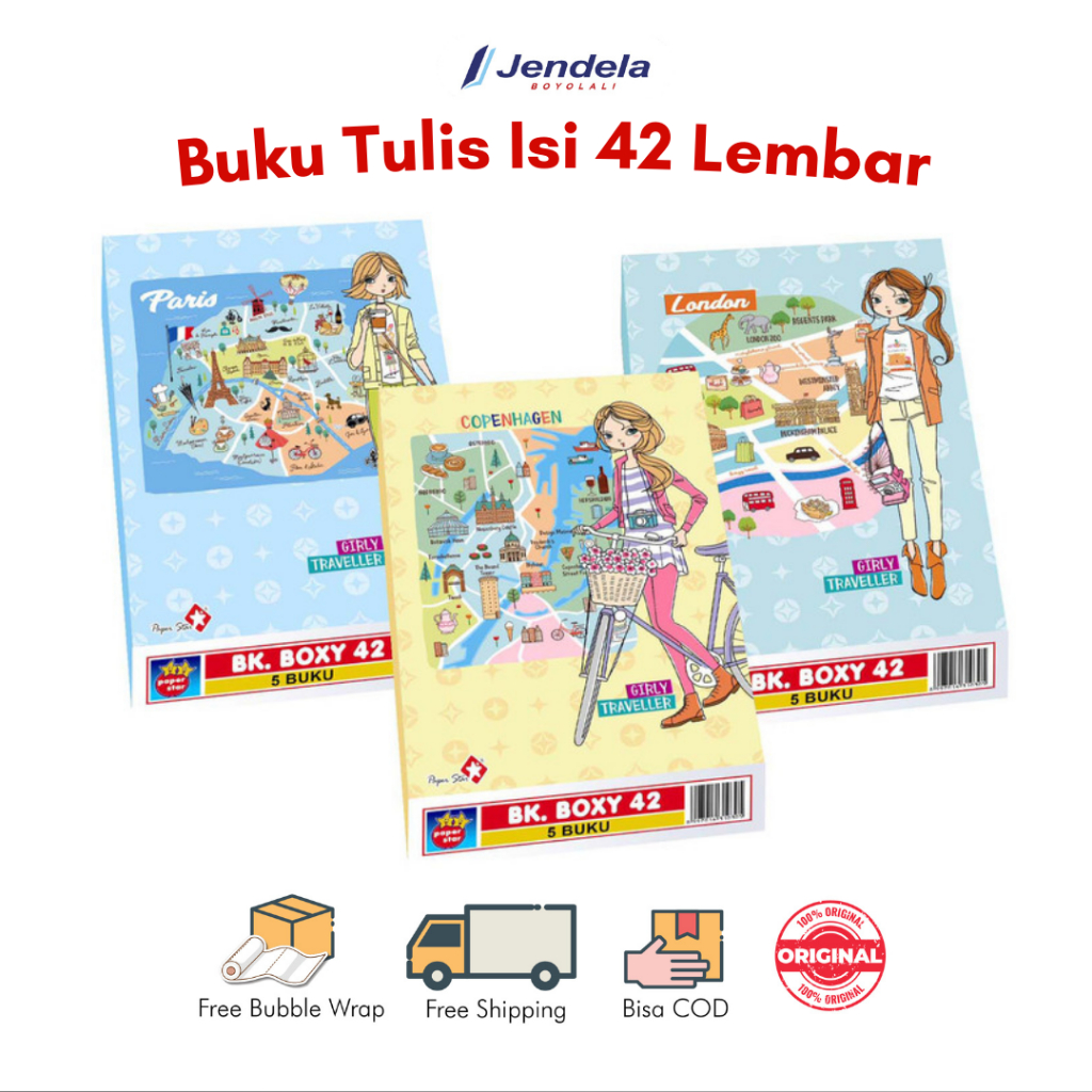 

Buku Tulis Isi 42 Lembar ATK