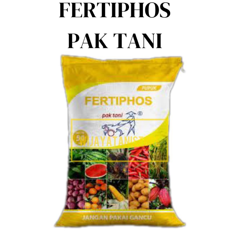 PUPUK PAK TANI TSP HITAM FERTIPHOS REPACK 1KG