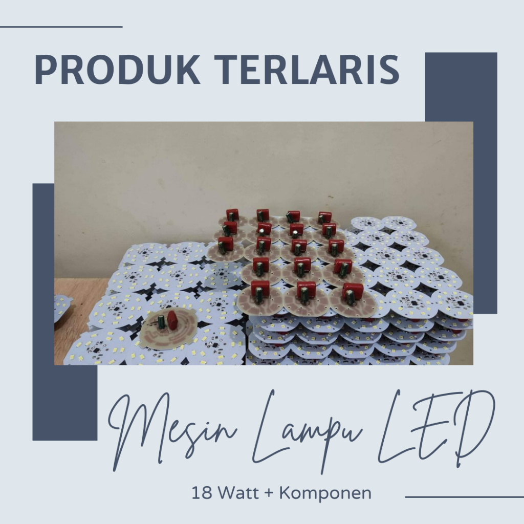 PCB Lampu LED 18 Watt Hemat Energi