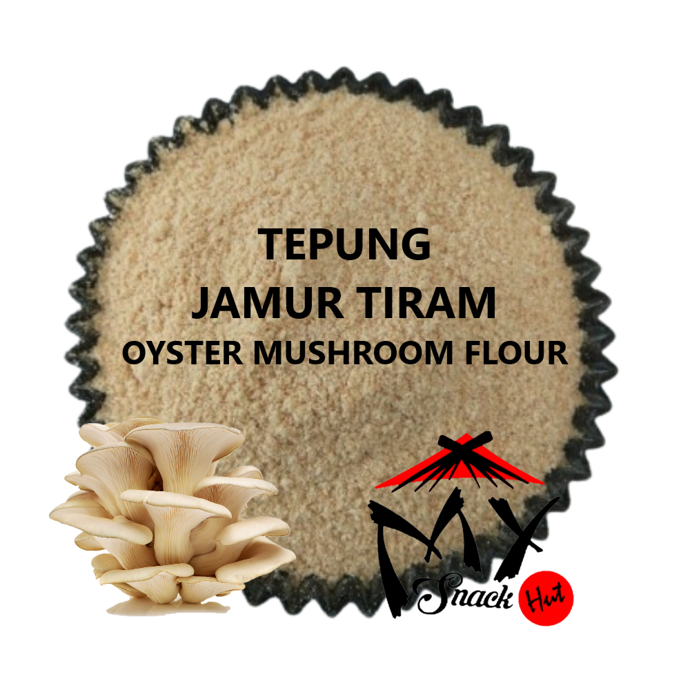 

TEPUNG JAMUR TIRAM 10GR - BUBUK OYSTER MUSHROOM EXTRACT EKSTRAK PURE MURNI FLOUR POWDER