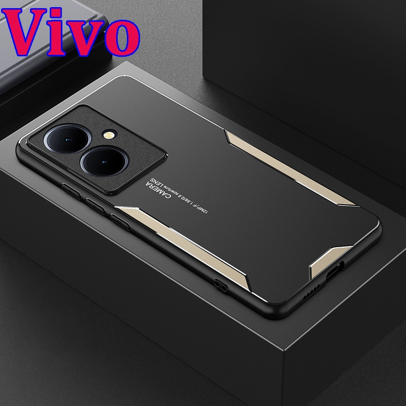 Vivo V40 Lite V30 Pro Y100 V29 5G V29e V27 V27e V25 Y17s  Y35 Y21 Y33S Y21T Y33T Y21s Casing Alumini