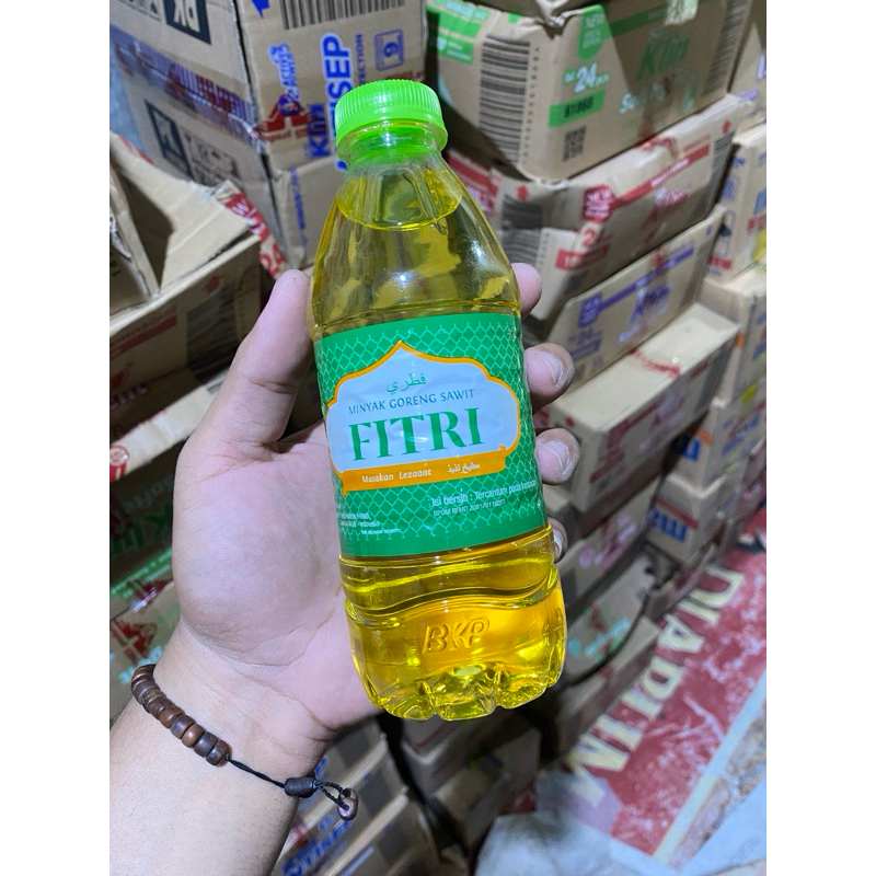 

minyak goreng fitri botol kecil murah kemasan 450ml