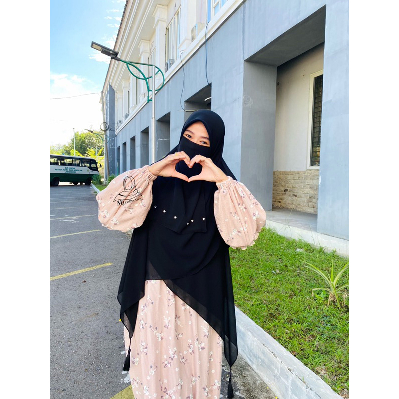 Segi Empat Tassel set Cadar Kristal Love