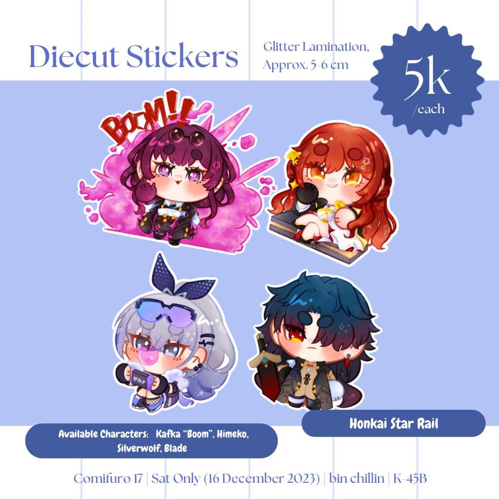 Glitter Sticker - Honkai Star Rail