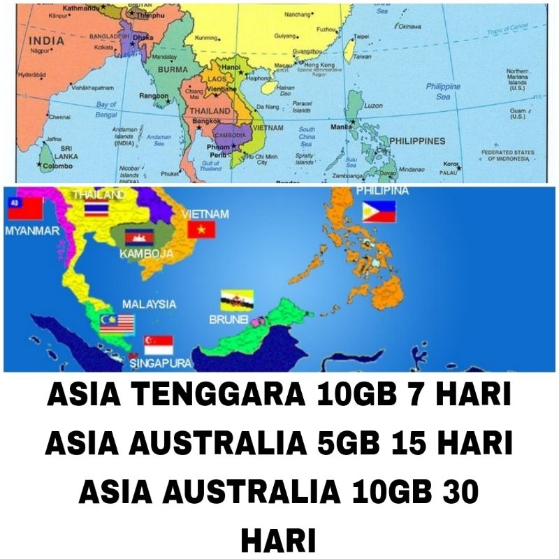 PAKET DATA ROAMING PROMO TELKOMSEL ASIA TENGGARA 7HR &amp; ASIA AUSTRALIA BISA REQUEST SESUAI PERMINTAAN PELANGGAN