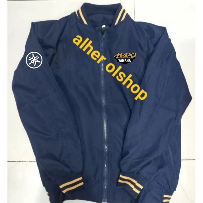 jaket bordir Yamaha Maxi jaket bomber Yamaha Maxi jaket baseball Yamaha Maxi jaket Maxi jaket bomber