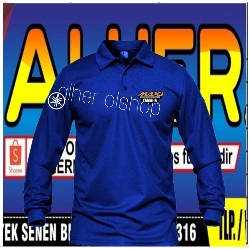 kaos Yamaha Maxi baju Yamaha Maxi seragam Yamaha Maxi kaos kerah Yamaha Maxi kaos kerja Yamaha Maxi 