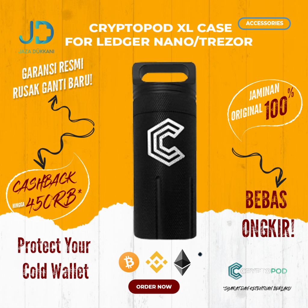 Guard Your Crypto Kingdom in Style with CryptoPod XL: Premium Aluminum Alloy Case in Sleek Black XL 