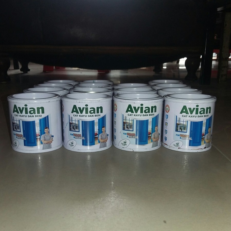 

Cat Minyak Avian Brands Kayu dan Besi 100cc Hitam Dof Putih Dop Matte 100 cc/ 0.1L 0,1 Liter