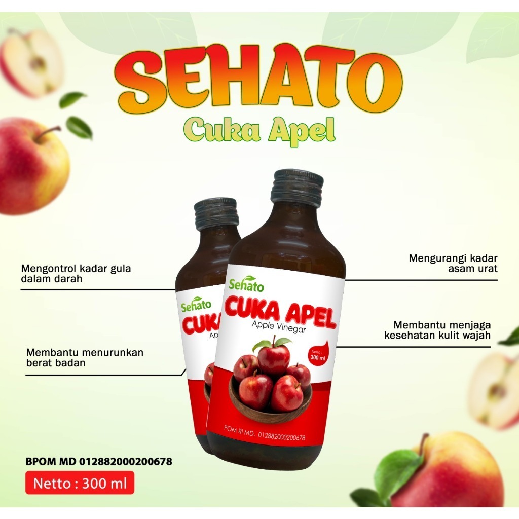 

CUKA APEL SEHATO Apple Vinegar - 300 ml