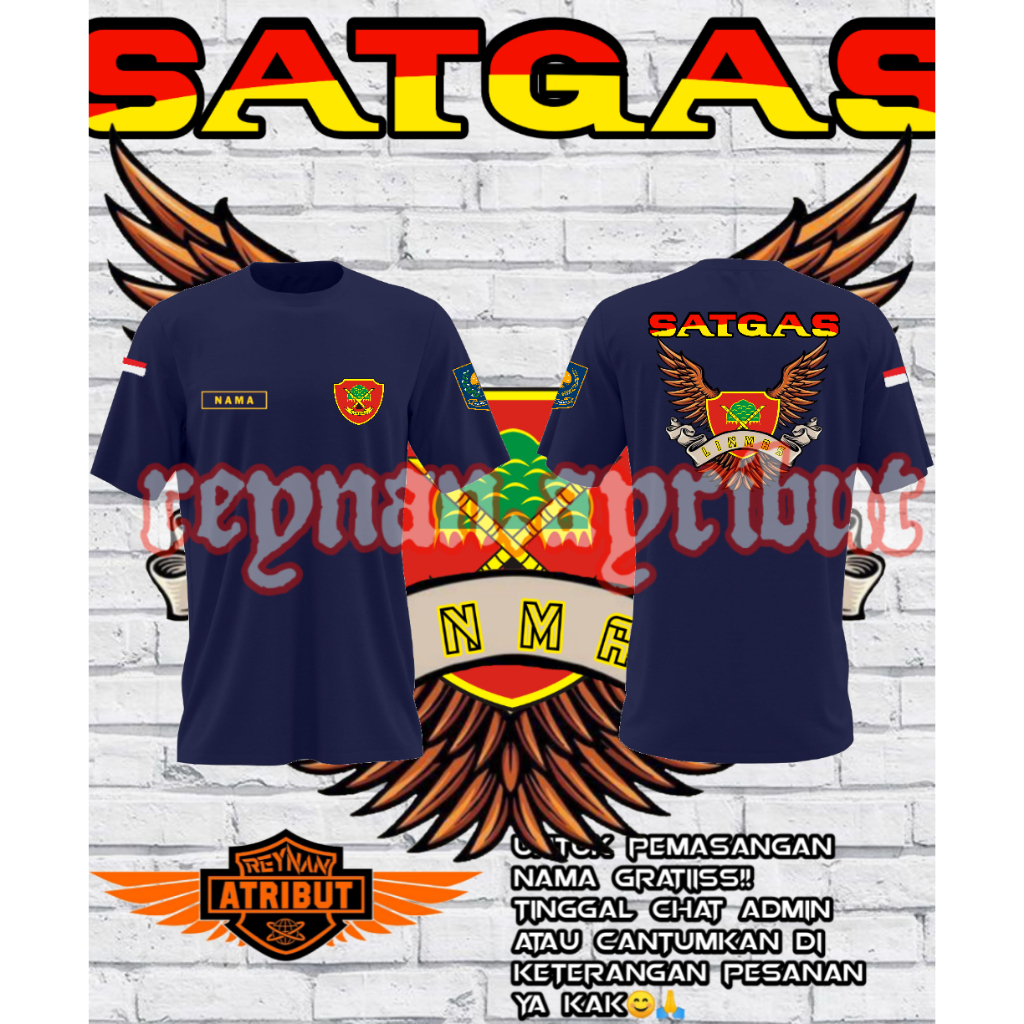 kaos satgas linmas/kaos lengan pendek satgas linmas/kaos linmas