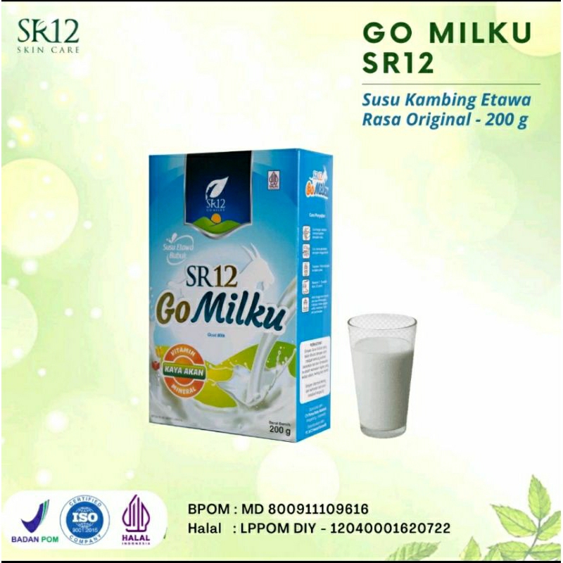 

GOMILKU SR12 SUSU KAMBING ETAWA/SUSU BUBUK HERBAL KAMBING ETAWA