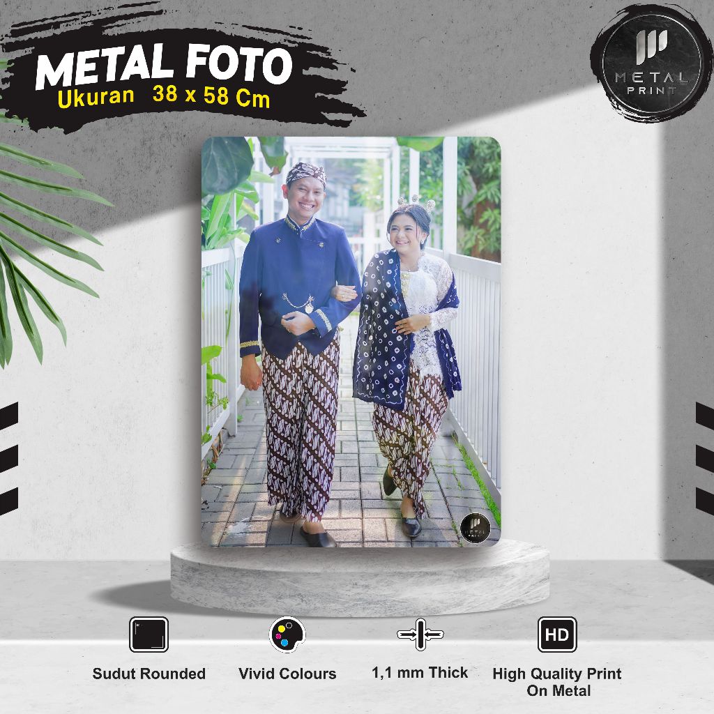 METAL PRINT INDONESIA | Hiasan Poster Metal 16 RS | Foto Plat Metal Alumunium | Cetak Foto Mengkilap