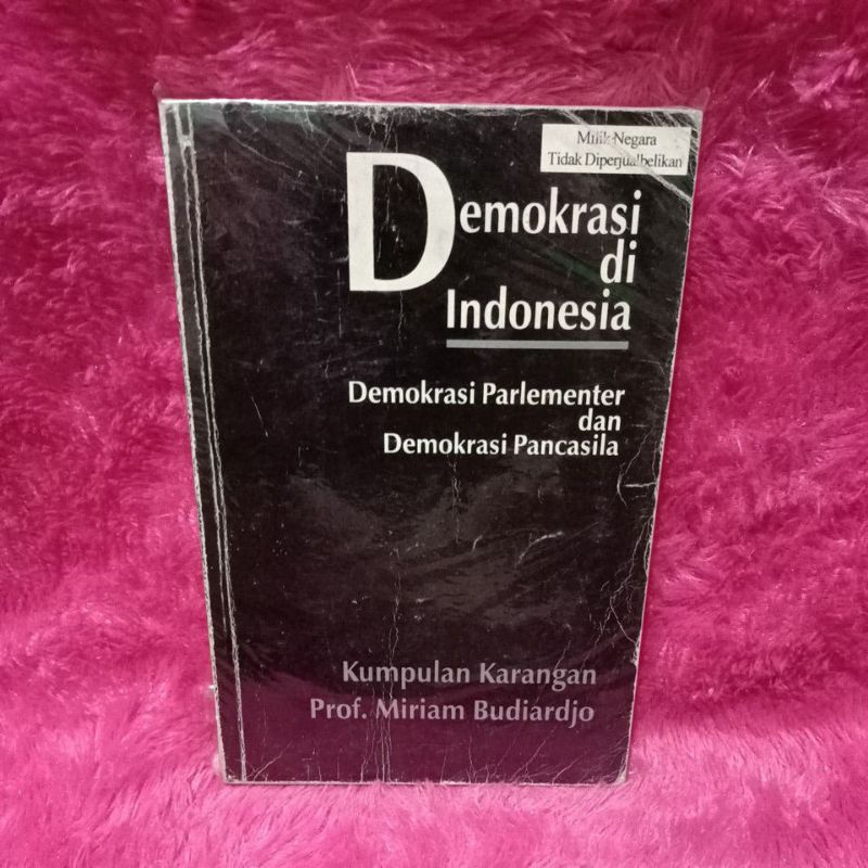 buku demokrasi di indonesia - demokrasi parlementer