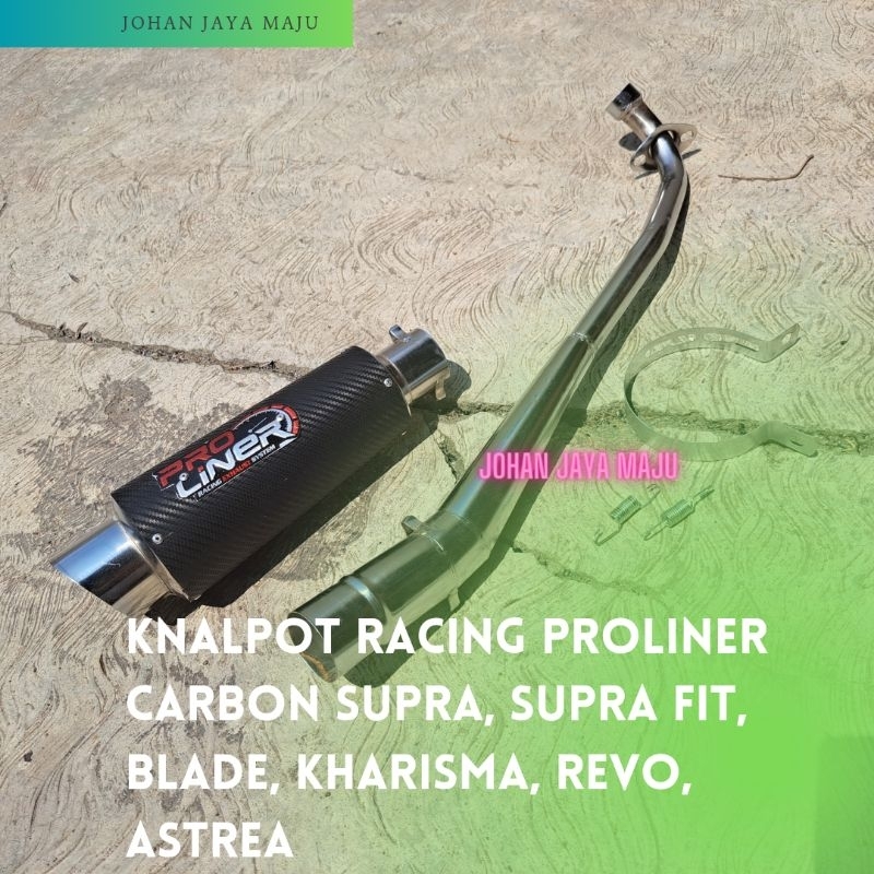 Knalpot Racing Proliner Supra, Supra Fit, Blade, Kharisma, Revo, Astrea