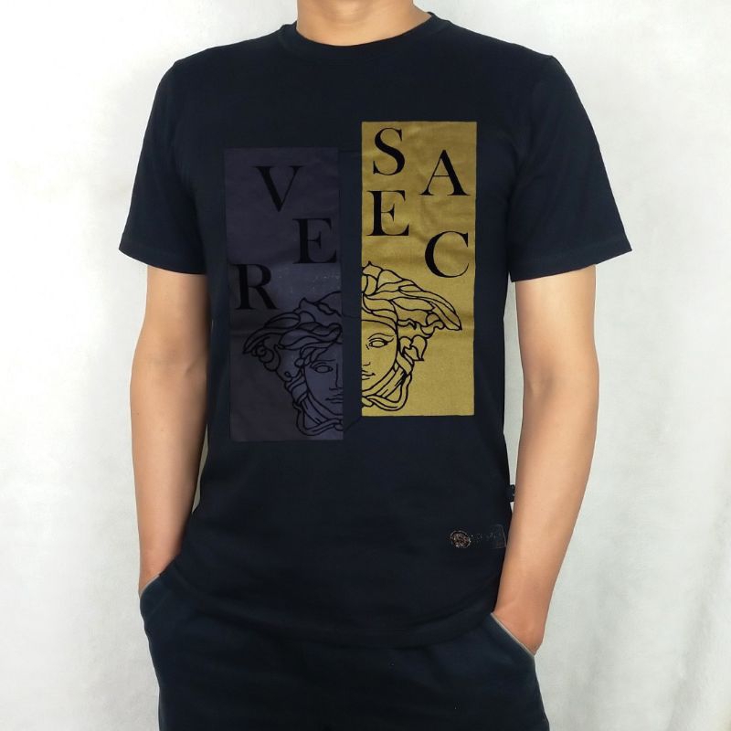 KAOS PRIA BRANDED VERSACE ORIGINAL SIZE M L XL UNISEX