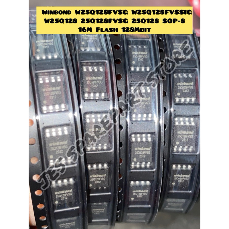 WINBOND W25Q128FVSG W25Q128FVSSIG W25Q128 25Q128FVSG 25Q128 SOP-8 16M Flash 128Mbit