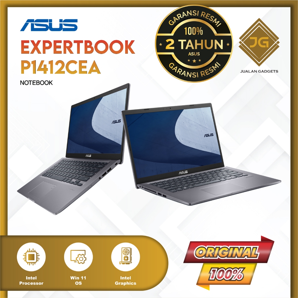 Laptop Asus Expert Book P1412 | RAM 4GB/256GB SSD | 14 inch FHD W11