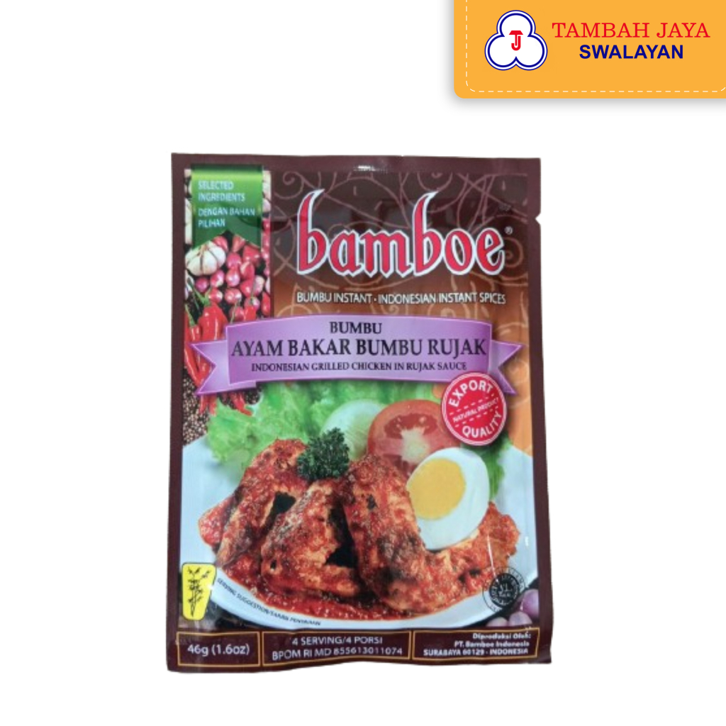 

Bamboe Bumbu Ayam Bakar Bumbu Rujak 46gr