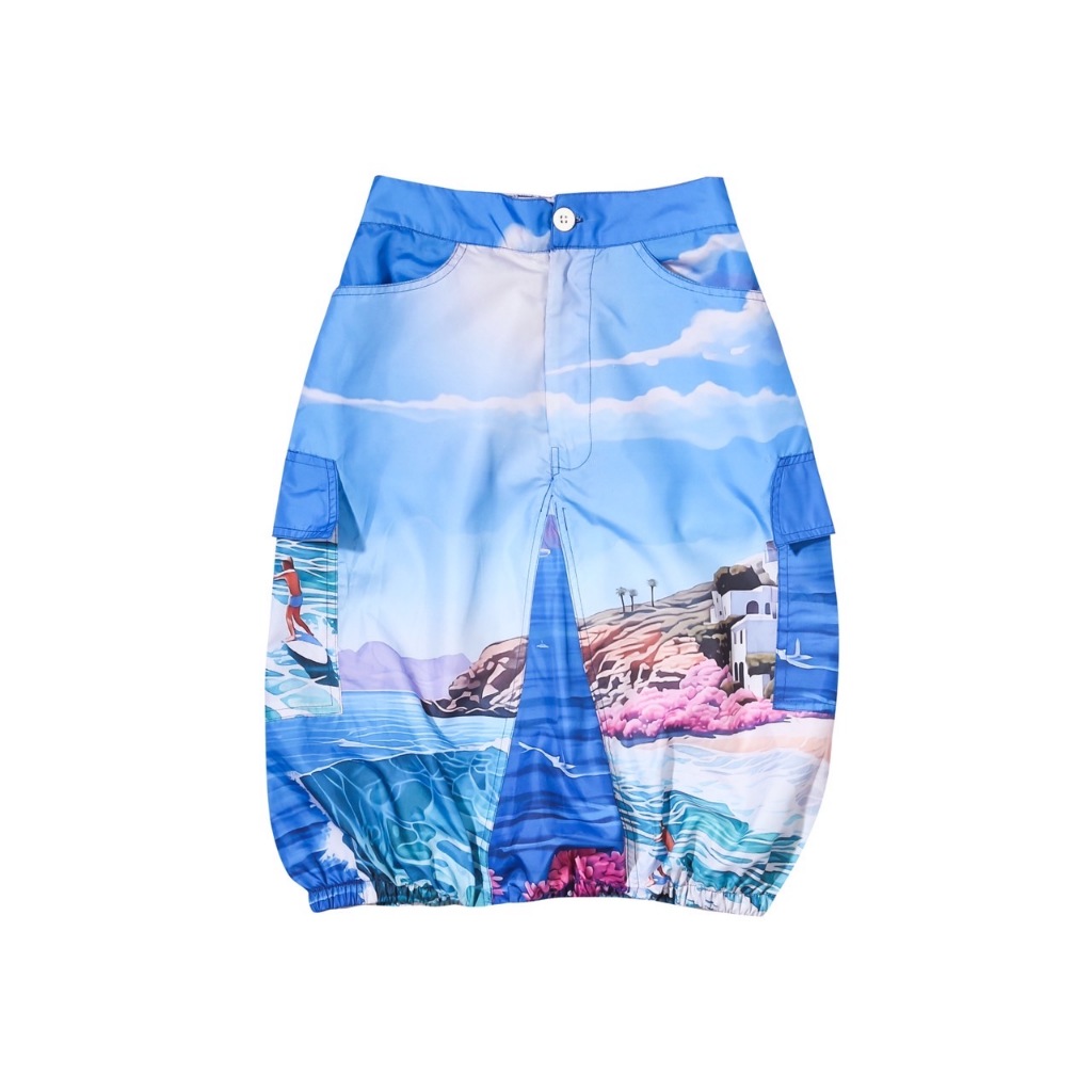 Taka Craft - Balloon Skirt Printed Mykonos