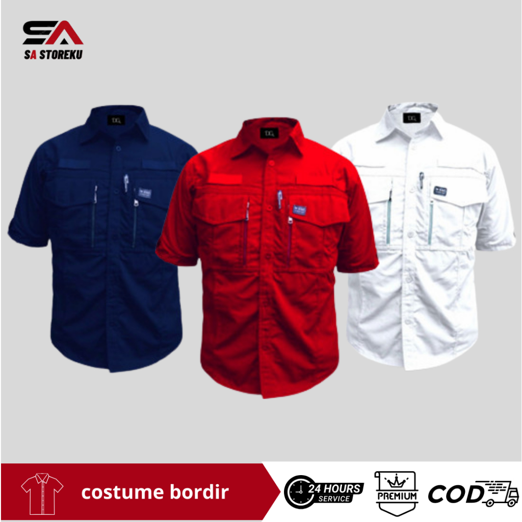 kemeja tactical wtac pendek / kemeja tactical outdoor/ kemeja lapangan