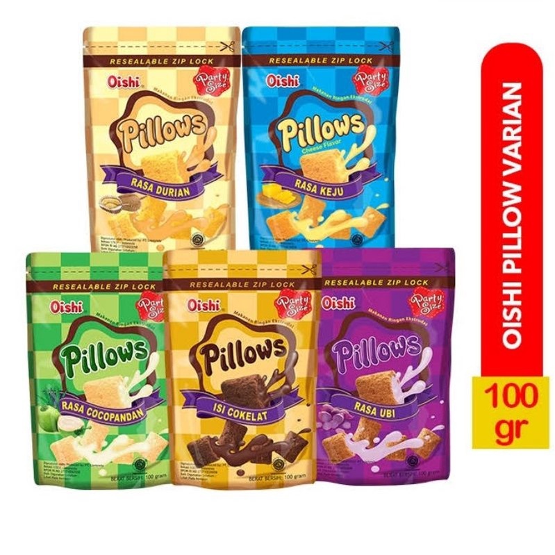 

Oishi Pillow Party Size 100gr