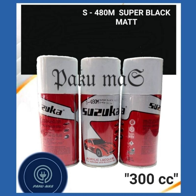 Cat Spray Suzuka hitam dop suzuka black matt
