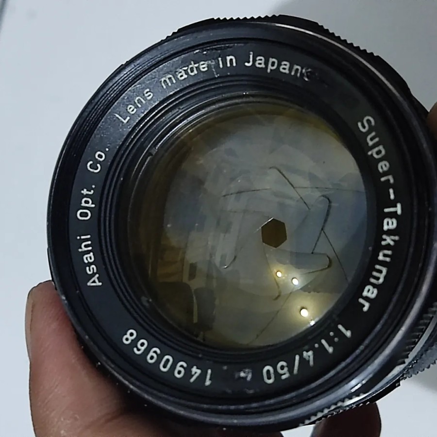 Lensa Manual Super Takumar 50mm f1.4 8 elements