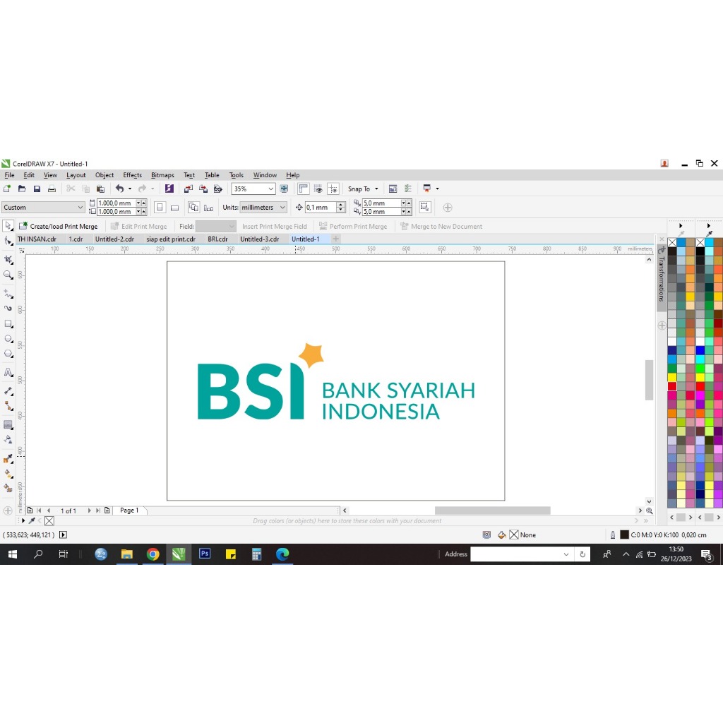 SPANDUK BSI CUSTOM 340CM X 480CM