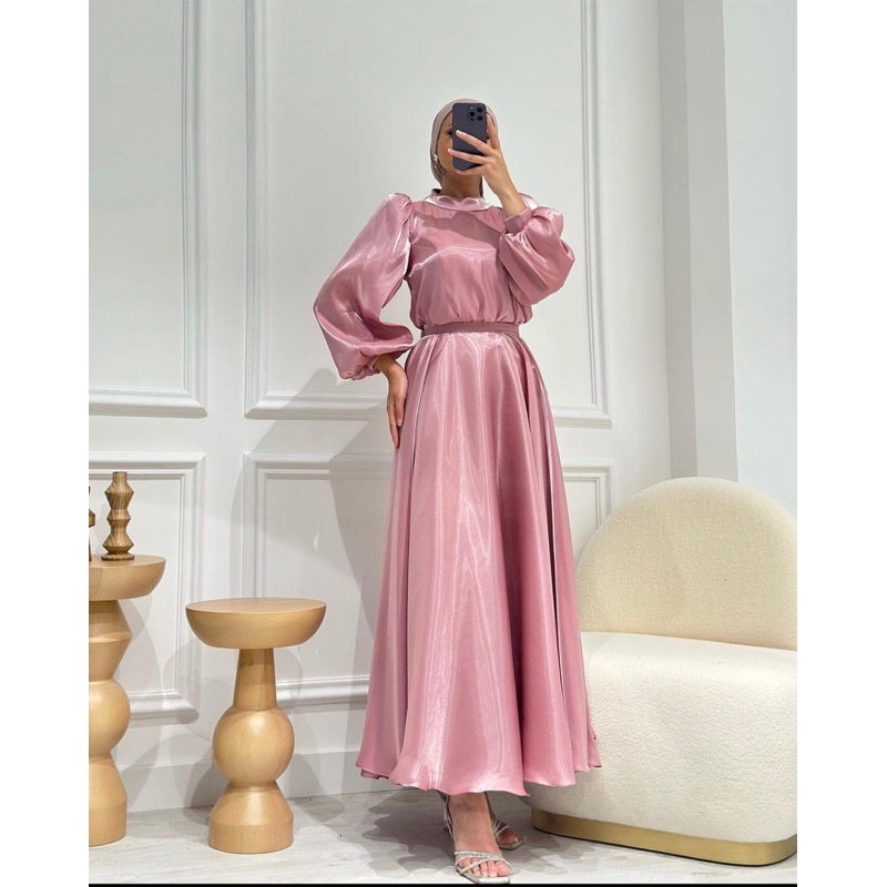 shimmer dress muslim hijab