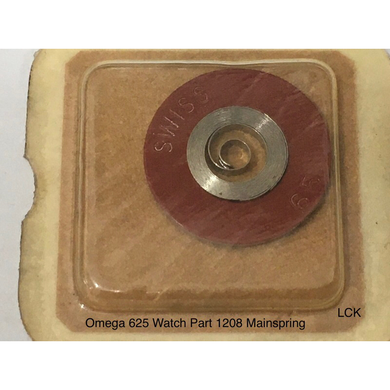 Omega 625 Watch Part 1208 Mainspring / Omega 625 Part 1208 untuk Mesin Jam Tangan bagian Per Jalan (