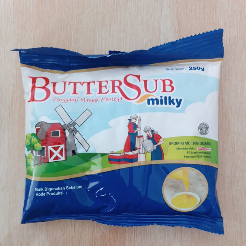 

Butter Sub Milky Landkrone 250 gr Pengganti Minyak Mentega