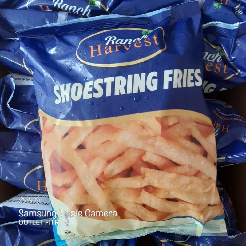 

[1kg] RANCH HARVEST Shoestring Fries - Kentang Beku Shoestring