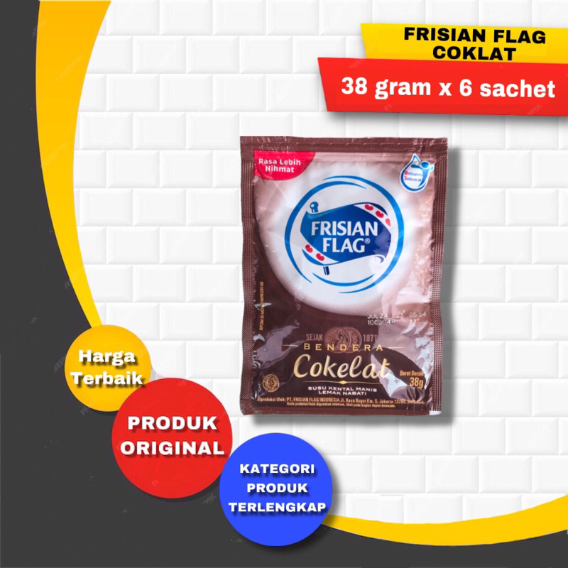 

Frisian Flag Coklat Susu Kental Manis Minuman susu serbuk sachet Renceng Tinggi Kalsium panas dingin Coklat