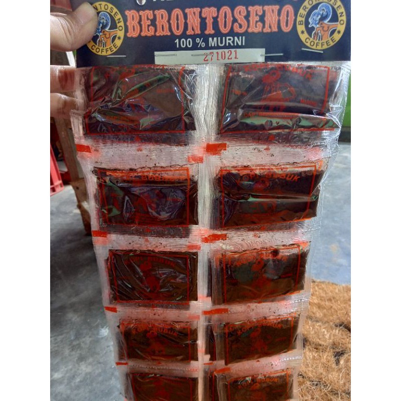 

berontoseno Kopi bubuk berontoseno robusta renteng 50 pcs