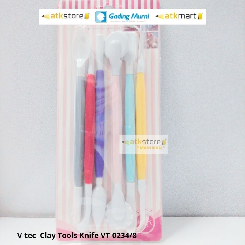 

Modelling Tools / Cutter - Embosser / V-tec Clay Tools Knife Type VT-0234/8