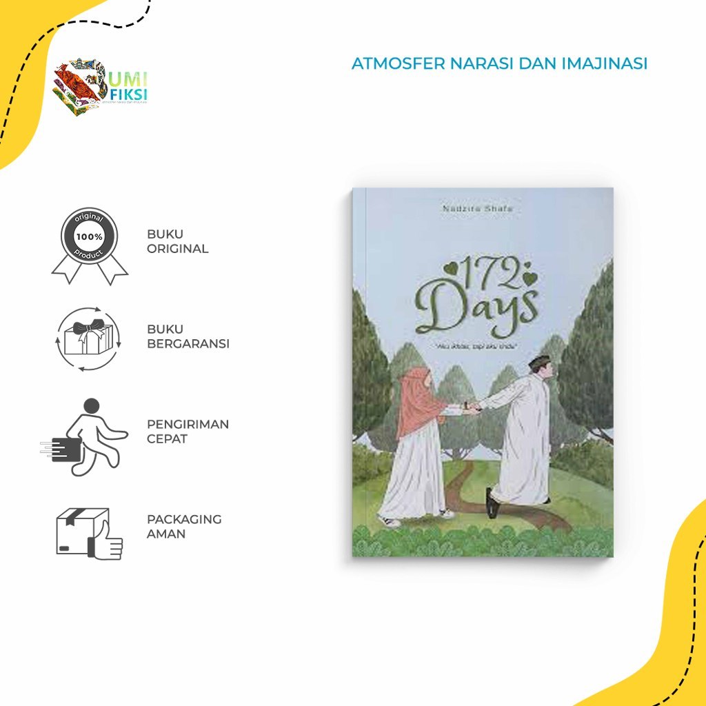Buku Novel - 172 Days : Aku Ikhlas, Tapi Aku Rindu - Nadzira Shafa - Motivaksi Inspira - Bumifiksi