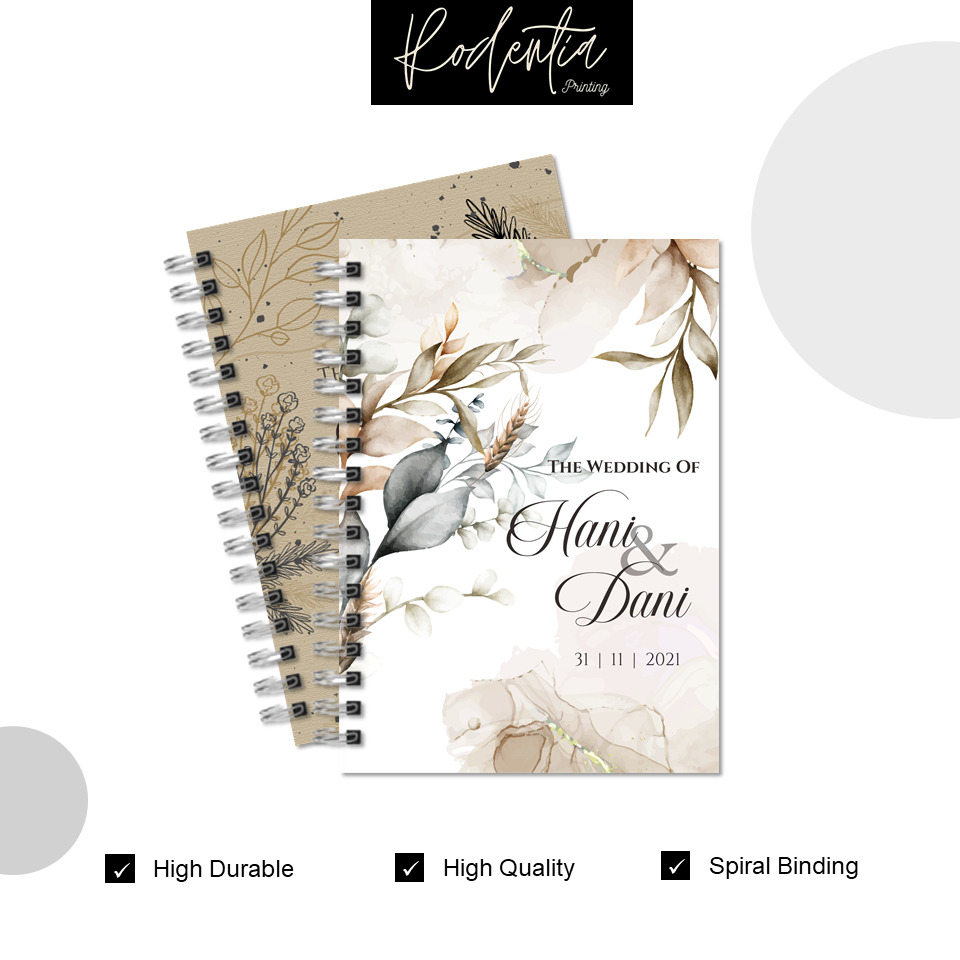 

Notes Buku Catatan Kecil Ukuran A7 Souvenir Pernikahan Khitan Seminar Ulang Tahun Custom Notebook Jilid Samping
