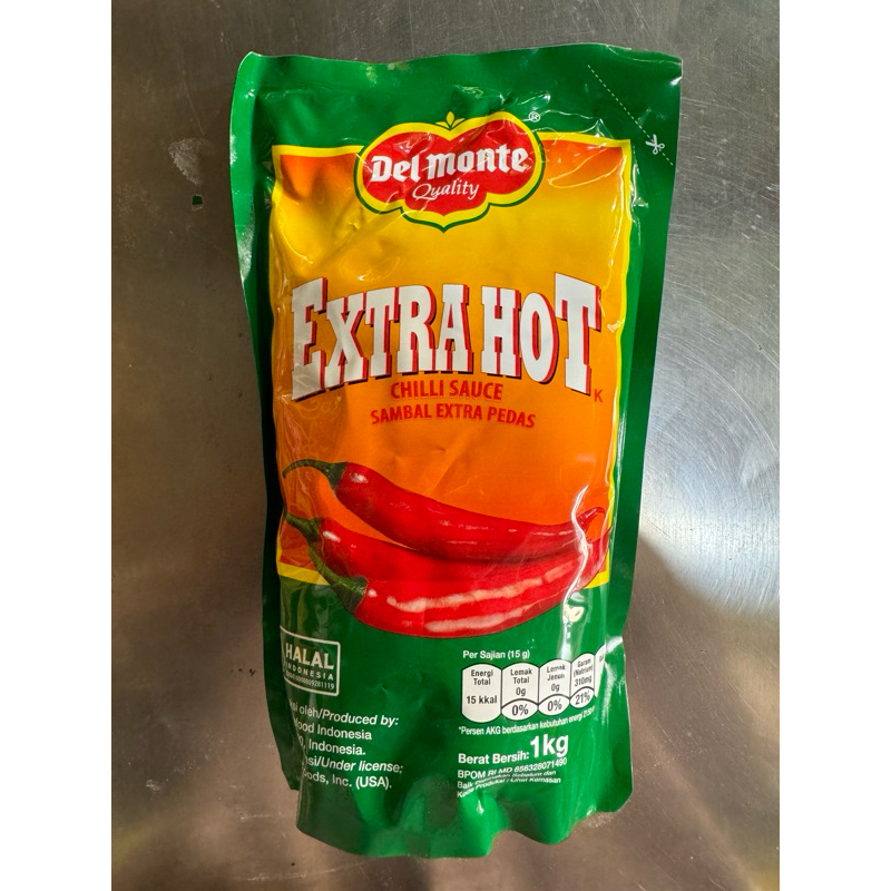 

Saos Sauce Delmonte Extra Hot Cabe 1kg